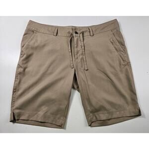 Magellan size XL women's drawstring waist packable nylon zip pocket shorts EUC *